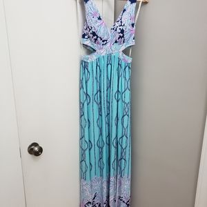 Lilly pulitzer marcia maxi dress frayed knot